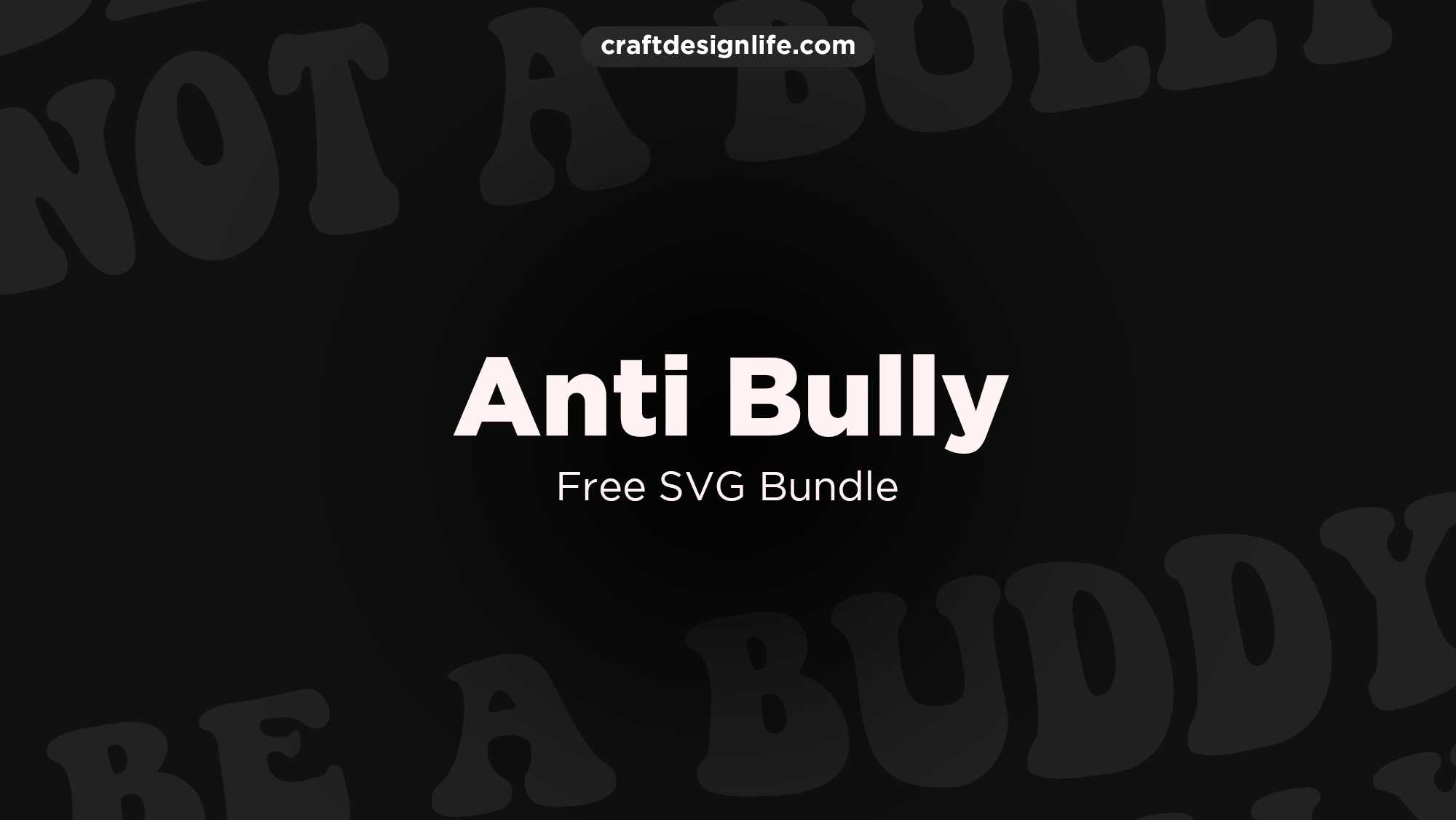 Anti-Bully Free SVG Bundle