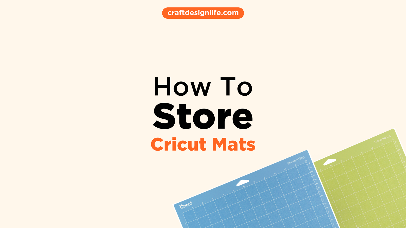 how-to-store-cricut-mats