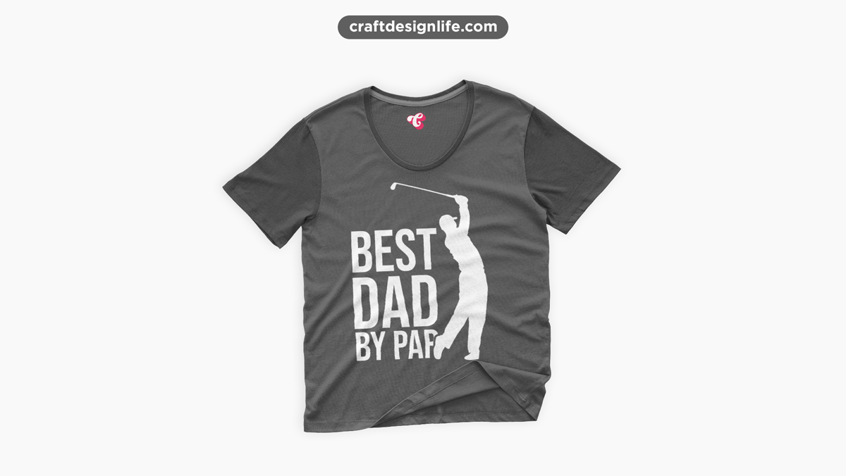 Best Dad By Par Free SVG Cut File