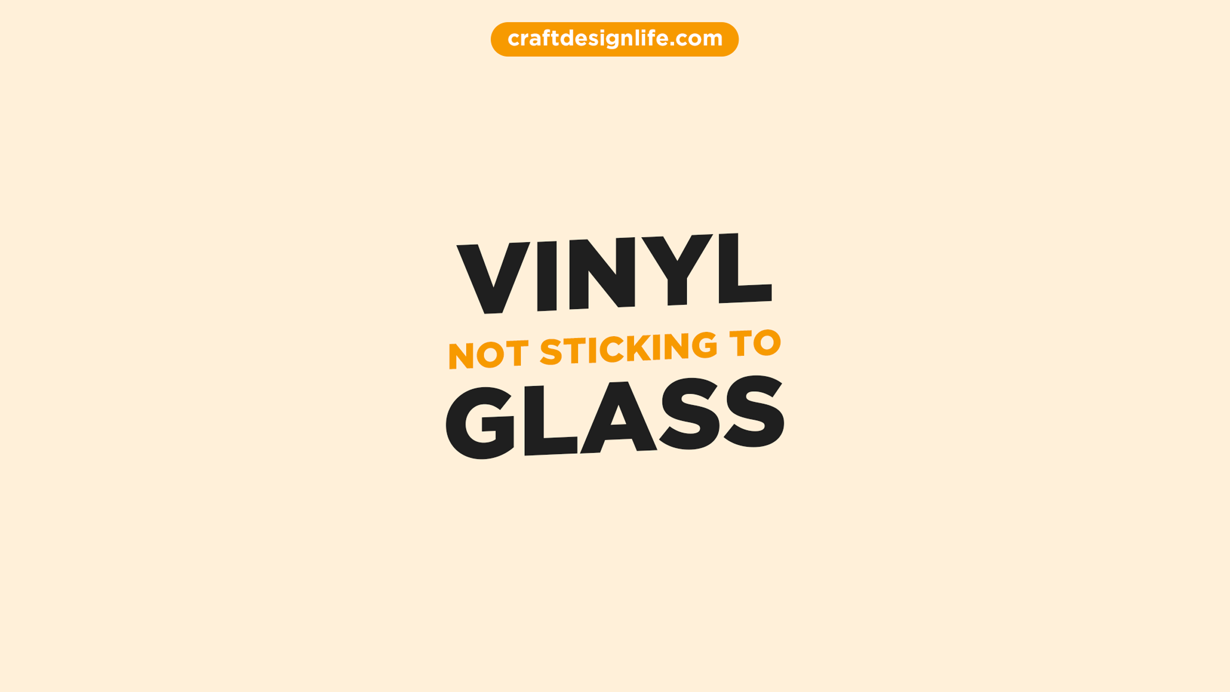 How To Stick Vinyl To Glass (Fix Vinyl Not Sticking to Glass)