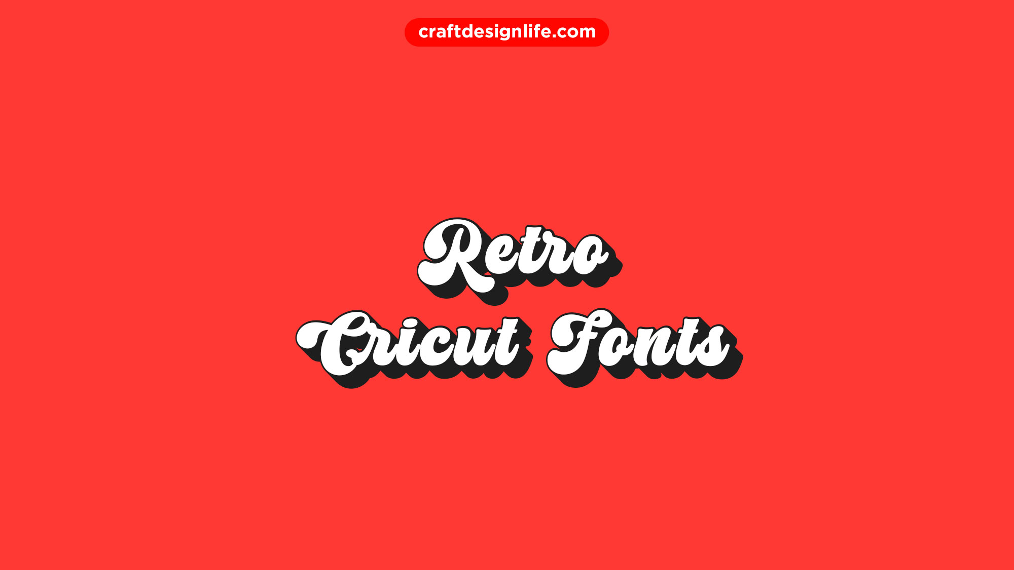 Best 80s Retro Fonts for Cricut