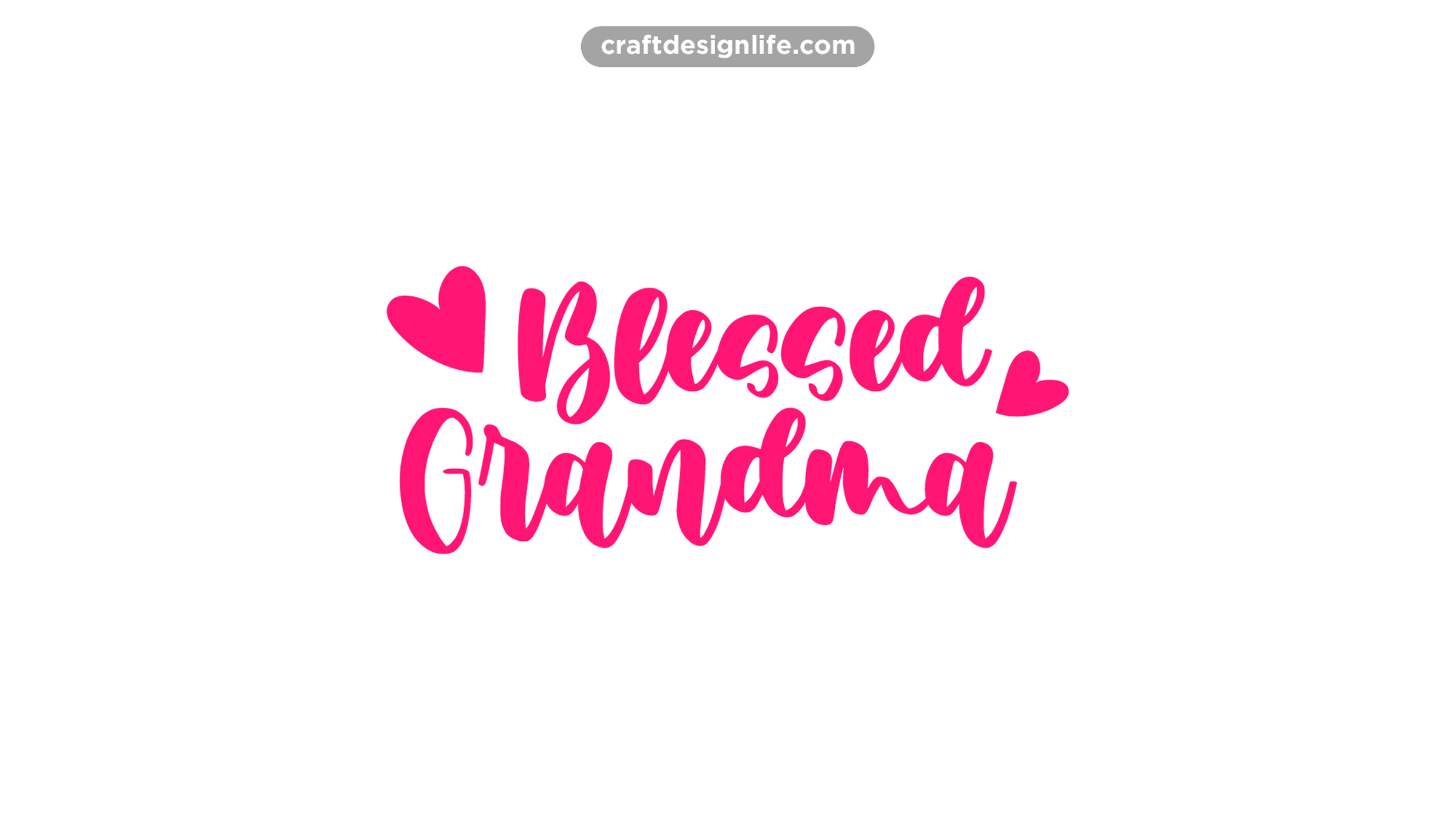 Blessed Grandma Free SVG Cut File