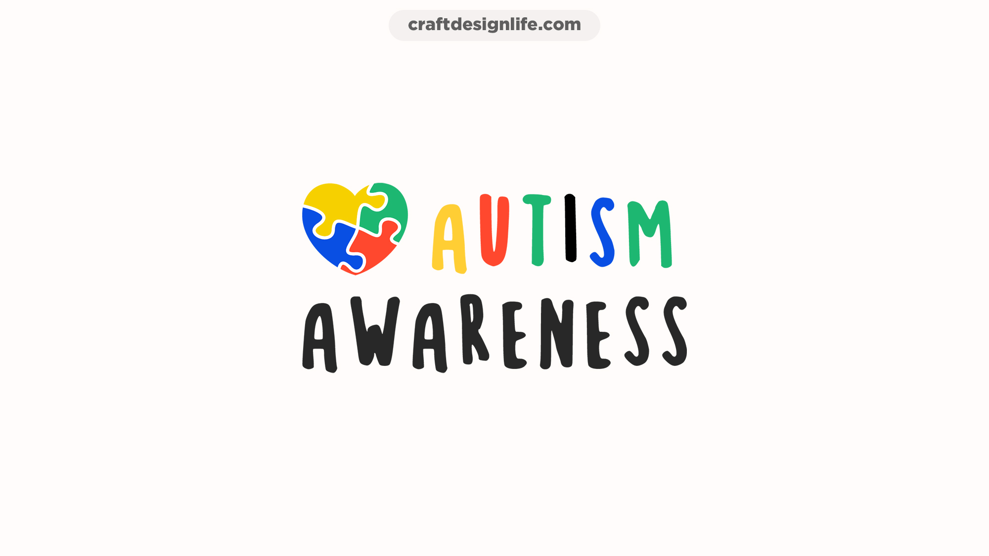 Autism Awareness Free SVG Cut File
